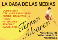 Teresa Álvarez casa de medias Ordes apoya al gallego Serxio a ganar un piso gratis 